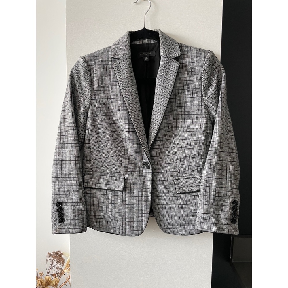 Ann Taylor Blazer - Houndstooth